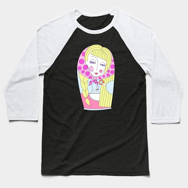 Blond Baseball T-Shirt by Go go